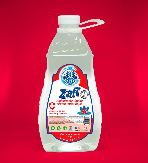 HIGIENIZANTE 5TA GEN AMONIO FRUTOS ROJOS 3L